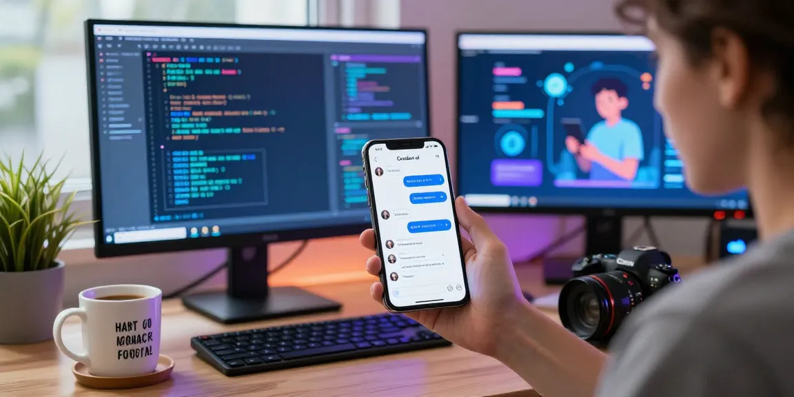 Engage with conversations through Crush on AI in a vibrant digital workspace.